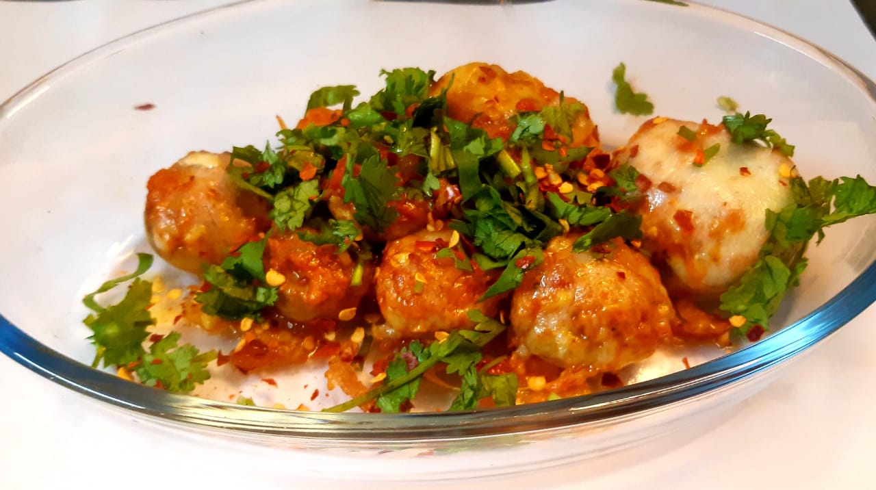 Baked Stuffed Portabello Mushrooms